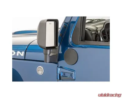 Quadratec Mirror Relocation Bracket with Fill Plate for Jeep Wrangler 2007-2018 - 13125 0210